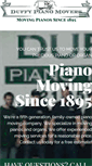 Mobile Screenshot of duffypianomovers.com